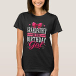 Grandfather Aunt Of The Birthday Girl Cute Pink Bo T-Shirt<br><div class="desc">Grandfather Aunt Of The Birthday Girl Cute Pink Bow Family</div>