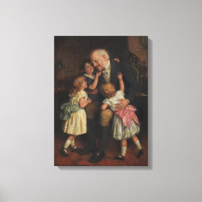 Grandfather (by Joseph Clark) Canvas Print (Front)