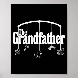 Grandfather Funny Quote Design For Grandpas  Poster