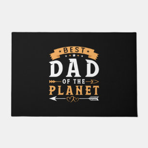 Grandfather Gift Best Dad Of The Planet Doormat