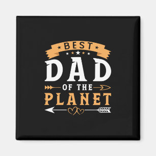 Grandfather Gift   Best Dad Of The Planet Magnet
