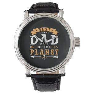 Grandfather Gift   Best Dad Of The Planet Watch