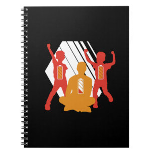 Grandfather Gift   Funny Dad With Kids Notebook