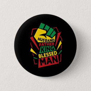 Grandfather Gift Husband Father And King 6 Cm Round Badge