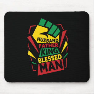 Grandfather Gift Husband Father And King Mouse Pad