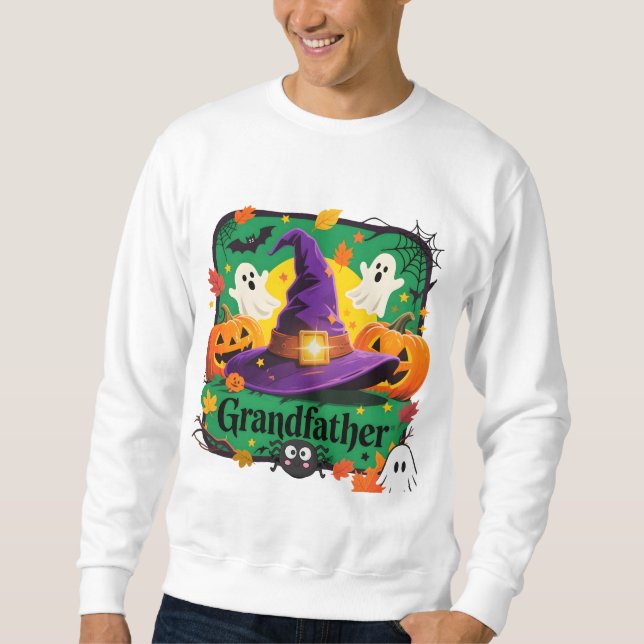 Grandfather Halloween-Style Sweater (Front)