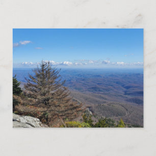Grandfather Mountain State Park NC Entrance Road Postcard