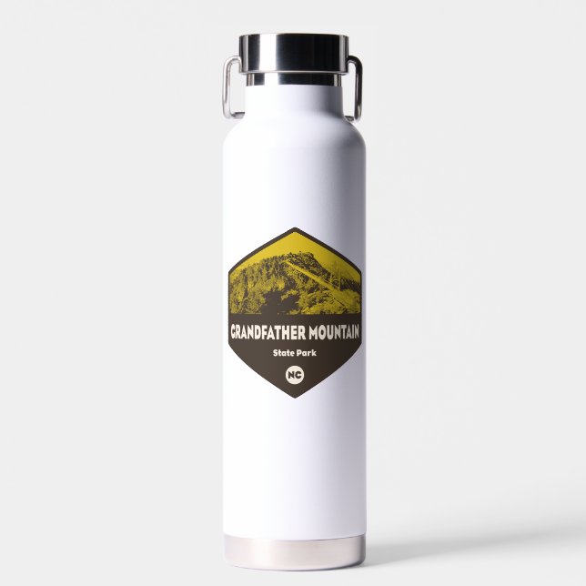 Grandfather Mountain State Park North Carolina Water Bottle (Front)