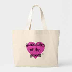 Grandfather of the Groom Large Tote Bag