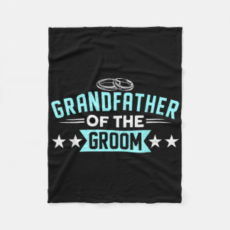 Grandfather Of The Groom Matching Bachelorette Par Fleece Blanket