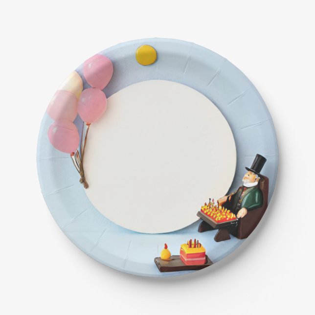 Grandfather Paper Plate (Front)