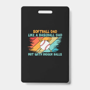 Grandfather Quotes   Baseball Dad Definition ID Badge