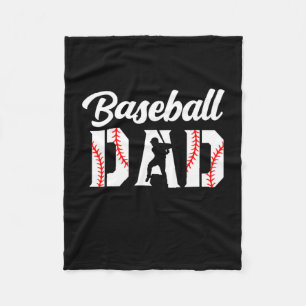 Grandfather Quotes   Baseball Dad Fleece Blanket