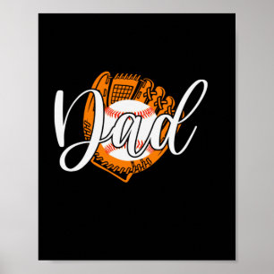 Grandfather Quotes Baseball Dad Poster