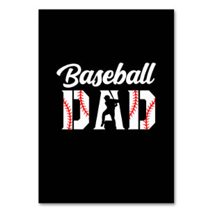 Grandfather Quotes Baseball Dad Table Number