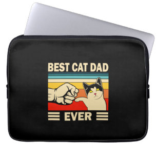 Grandfather Quotes   Best Cat Dad Ever Laptop Sleeve