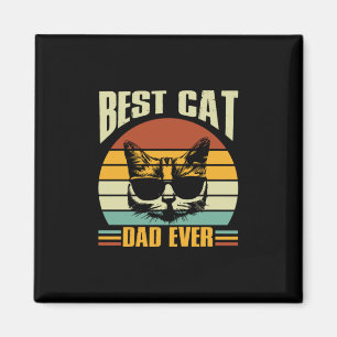 Grandfather Quotes Best Cat Dad Ever Magnet