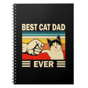 Grandfather Quotes Best Cat Dad Ever Notebook