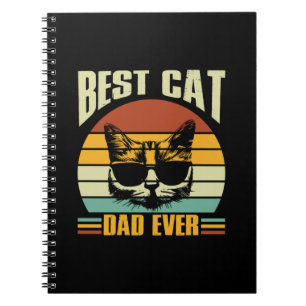 Grandfather Quotes Best Cat Dad Ever Notebook