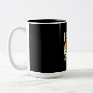 Grandfather Quotes Best Cat Dad Ever Two-Tone Coffee Mug