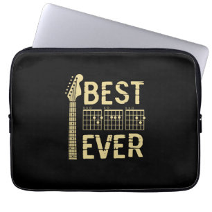 Grandfather Quotes   Best Dad Guitar Ever Laptop Sleeve