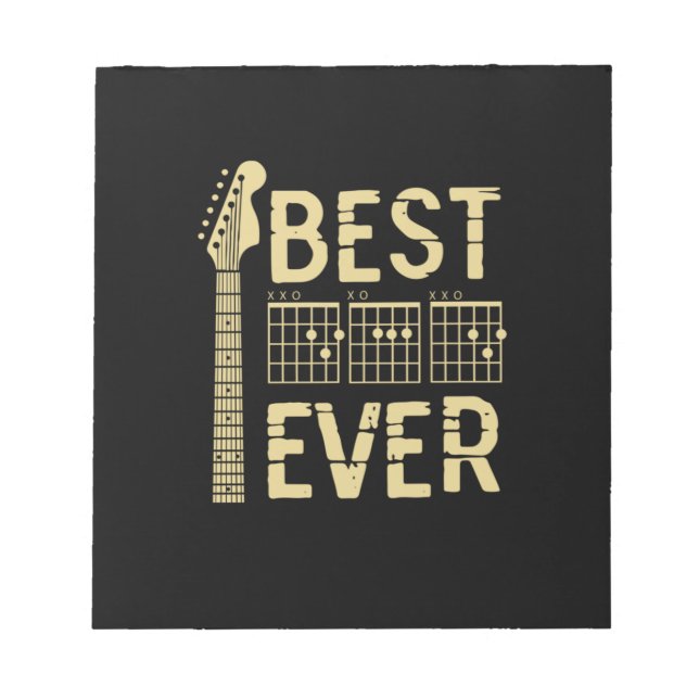 Grandfather Quotes | Best Dad Guitar Ever Notepad (Front)