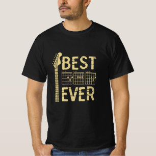 Grandfather Quotes Best Dad Guitar Ever T-Shirt