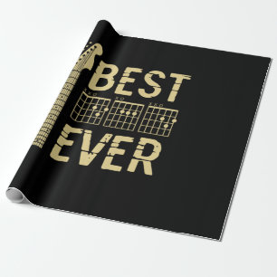 Grandfather Quotes   Best Dad Guitar Ever Wrapping Paper