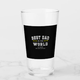 Grandfather Quotes   Best Dad In The World Glass