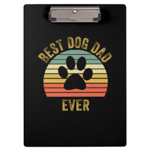 Grandfather Quotes Best Dog Dad Ever Clipboard