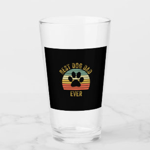 Grandfather Quotes   Best Dog Dad Ever Glass