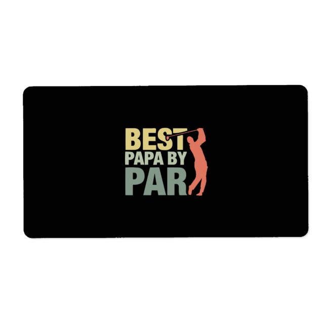 Grandfather Quotes | Best Papa By Par Golf (Front)