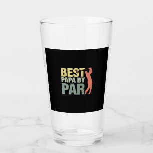 Grandfather Quotes   Best Papa By Par Golf Glass