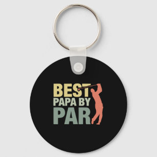 Grandfather Quotes Best Papa By Par Golf Key Ring