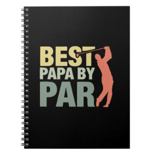 Grandfather Quotes   Best Papa By Par Golf Notebook