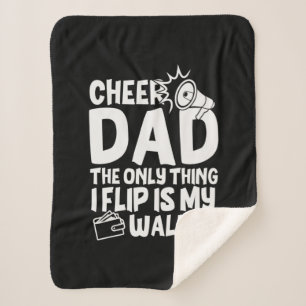 Grandfather Quotes   Cheer Dad The Only Thing Sherpa Blanket