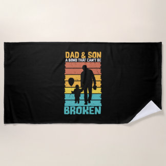 Grandfather Quotes | Dad And Son Beach Towel