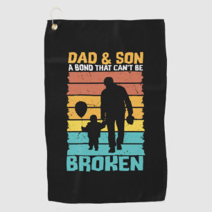 Grandfather Quotes Dad And Son Golf Towel