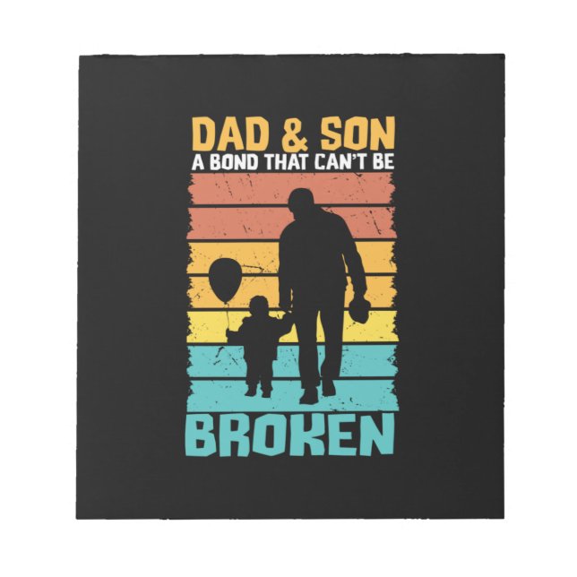 Grandfather Quotes | Dad And Son Notepad (Front)