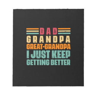 Grandfather Quotes | Dad Great Grandpa Notepad