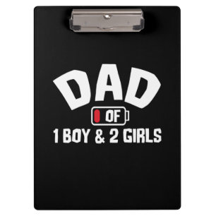 Grandfather Quotes Dad Of One Boy Clipboard