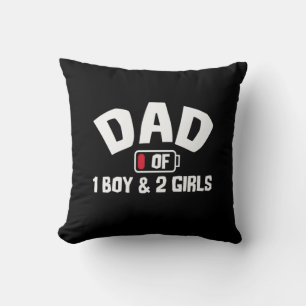 Grandfather Quotes   Dad Of One Boy Cushion