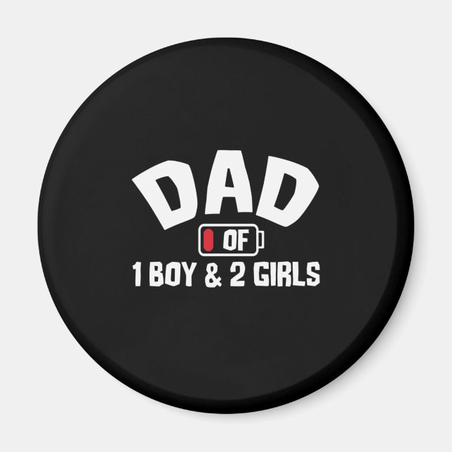 Grandfather Quotes | Dad Of One Boy Magnet (Front)