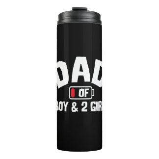 Grandfather Quotes | Dad Of One Boy Thermal Tumbler
