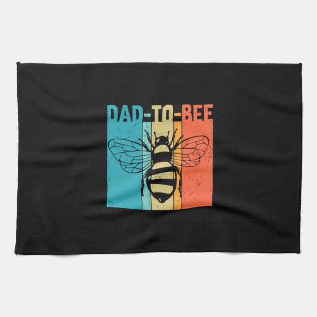 Grandfather Quotes | Dad To Bee Tea Towel (Horizontal)