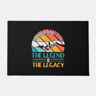 Grandfather Quotes   Father And Son The Legend Doormat
