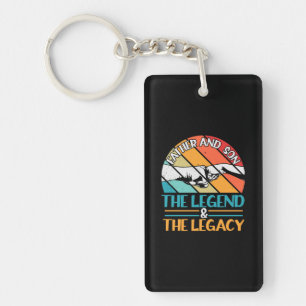 Grandfather Quotes Father And Son The Legend Key Ring
