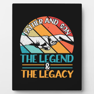 Grandfather Quotes | Father And Son The Legend Plaque