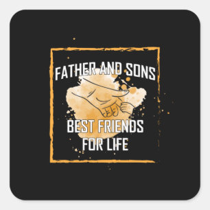 Grandfather Quotes   Father And Sons Best Friend Square Sticker