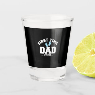 Grandfather Quotes   First Time Dad 2022 Shot Glass